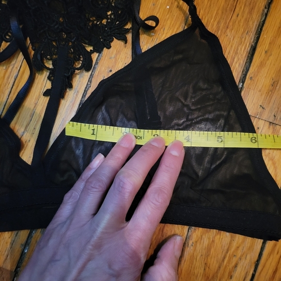 Dark Romantic Goth Victorian Hanky Panky Roxie Bralette sz large NWT Witchycore - Picture 7 of 9